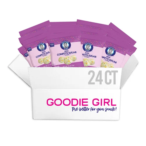 Vista 6 de Goodie Girl - Mini galletas de azúcar morena, galletas sin gluten para niños, paquetes de 100 calorías, sin maní, envueltas individualmente