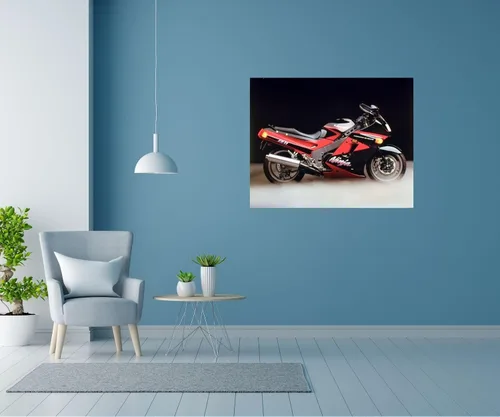 Vista 2 de Impact Posters Gallery Póster de la motocicleta Kawasaki Ninja Sport Bike Decoración de pared (16 x 20)