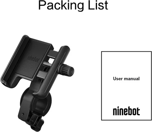 Vista 18 de Segway Ninebot - Soporte para teléfono, ajustable para scooter eléctrico eMoped para manillar de bicicleta, se adapta a cualquier teléfono celular