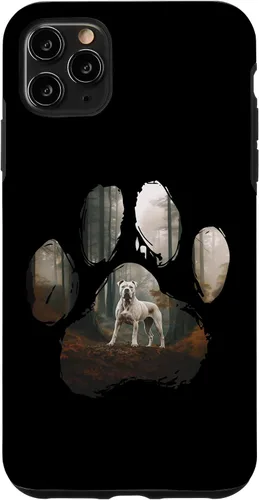 Vista 11 de iPhone 15 Dogo Argentino Mountain Paw Design Dog Mom Dad Case