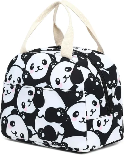 Vista 15 de Lonchera con diseño de aguacate para mujeres y niñas, con aislamiento, reutilizable, para niños, adultos, escuela, trabajo, picnic, viajes