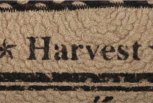 Vista 5 de VHC Brands Sawyer Mill - Alfombra de medio círculo de yute de arado de carbón (16.5 x 33 pulgadas)