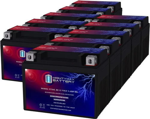Vista 11 de Mighty Max Battery Reemplazo YTX4L-BS para E-Ton AXL, TXL, NXL, RXL 50 y 90cc 1999-03