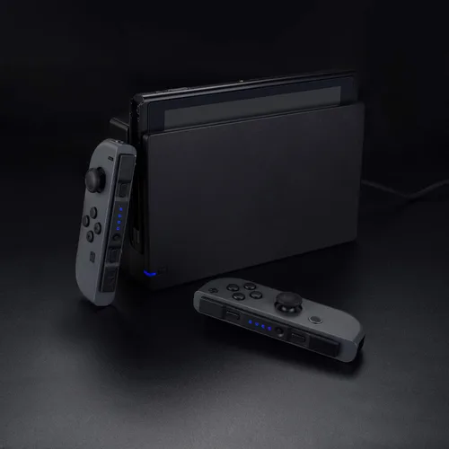 Vista 7 de eXtremeRate Firefly - Kit de afinación LED para Nintendo Switch Joycons Dock NS Joycon SL SR Botones Cinta Flex Cable Indicador LED de alimentación