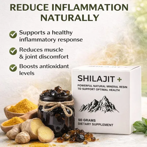 Vista 2 de Resina Shilajit pura del Himalaya 100 porciones Suplemento mineral de alta potencia para hombres y mujeres