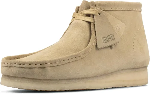 Vista 9 de Clarks Wallabee Chukka Botas para hombre cera de abeja cuero