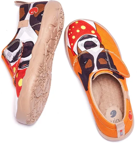 Vista 5 de UIN Zapatos para caminar para niños, botas de punto de alta calidad, casuales, ligeras, cómodas, a la moda, Madrid