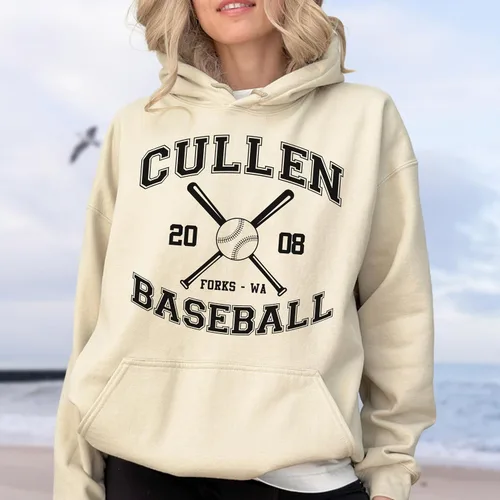Vista 7 de Cullen Baseball Forks WA Shirts Sudaderas de béisbol sudaderas con capucha para mujeres y hombres, camisetas deportivas de equipo, horquillas