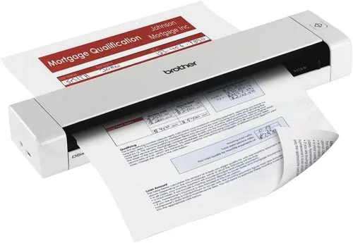 Vista 3 de Escáner portátil Brother DS-720D para páginas a color de doble cara, Blanco