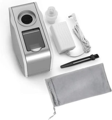 Vista 3 de Pure Enrichment MistAire Travel - Humidificador ultrasónico de botella de agua de niebla fría con apagado automático, luz ambiental, pierna plegable