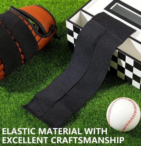 Vista 5 de Correa para guantes de sóftbol y béisbol, envoltura para guantes de béisbol, accesorios de béisbol, banda envolvente para guantes de béisbol, kit