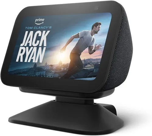 Vista 2 de Soporte ajustable Echo Show 5 (3.ª generación) con puerto de carga USB-C carbón