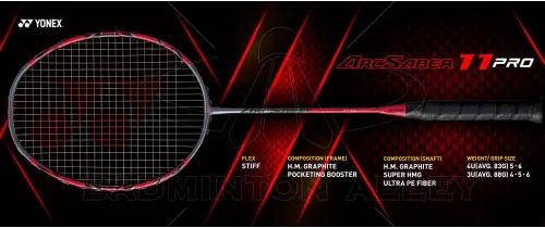 Vista 4 de Yonex Arcsaber 11 PRO - Raqueta de bádminton (perla grisácea) (3UG5) (sin cuerda)