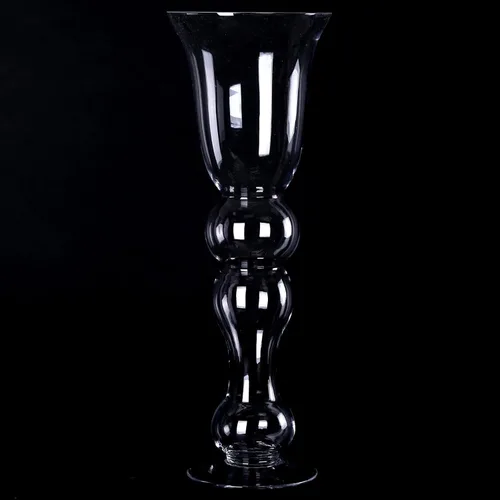 Vista 7 de Efavormart 4 Pack Jarrón de vidrio en forma de trompeta curva Pilsner de 20 pulgadas