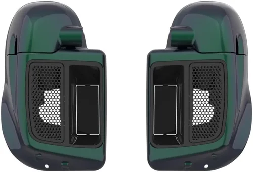 Vista 64 de Kits de calentadores de piernas con ventilación y combinación de color con guantera para Harley Davidson Touring Street Road King Glide FLTR 2014