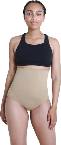 Vista 2 de Ingrid & Isabel Basics - Ropa interior de compresión posparto - Ropa interior de cintura alta sin costuras - Ajuste sobre el vientre