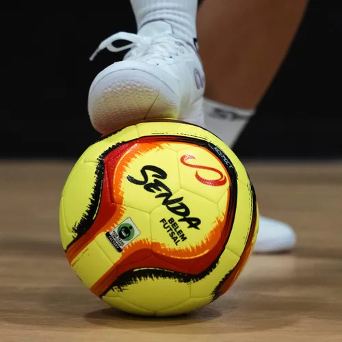 Vista 4 de Senda Belem Balón de Futsal para Entrenamiento Amarillo/Rojo/Naranja/Negro