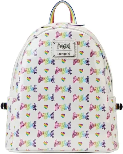Vista 3 de Mini mochila Lisa Frank Logo Heart Rainbow de Loungefly, Varios
