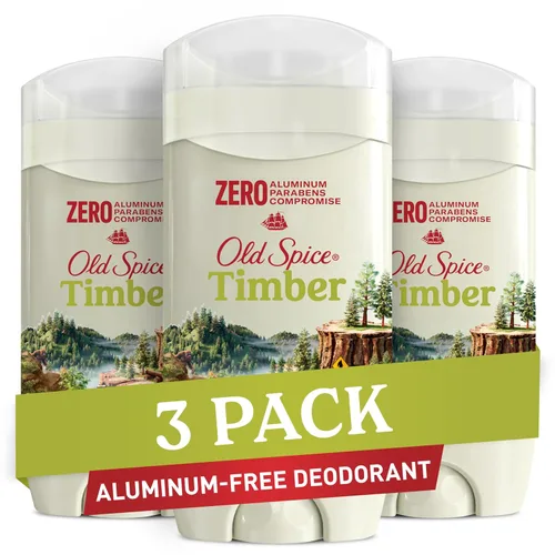 Vista 15 de Old Spice Desodorante sin aluminio para hombres, frescura duradera 24/7 y aroma de larga duración, protección contra el sudor y el olor 24/7
