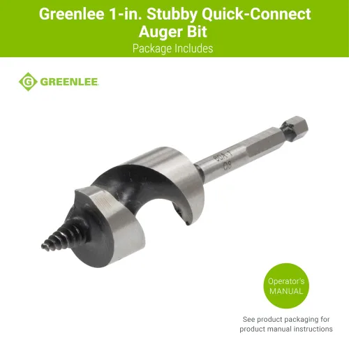 Vista 8 de Greenlee 60A-1 BIT, AUGER CAMBIO RÁPIDO (1A)