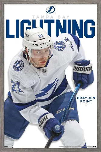 Vista 11 de Trends International NHL Tampa Bay Lightning - Póster de pared de la serie 23 de Brayden Point Versión enmarcada en blanco