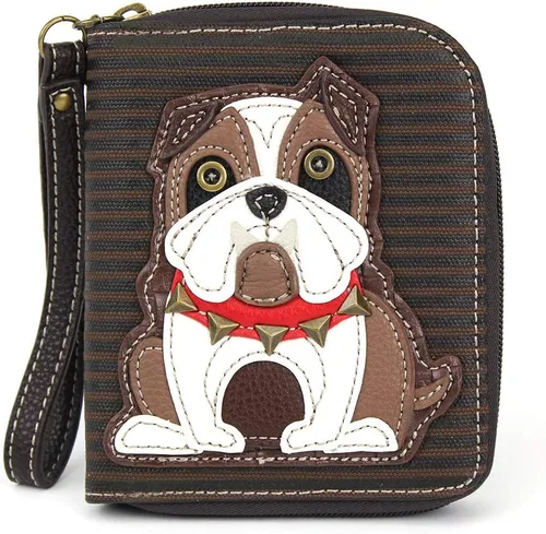 Vista 15 de Chala - Cartera con cremallera, para muñeca, 8 ranuras para tarjetas de crédito, piel sintética resistente Bluebird - Verde azulado