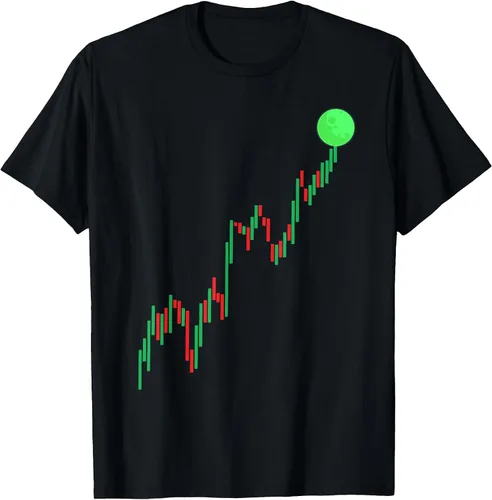 Vista 10 de Cute Stock Trading Design for Men Women Stock Market Trader T-Shirt Asphalt Grey