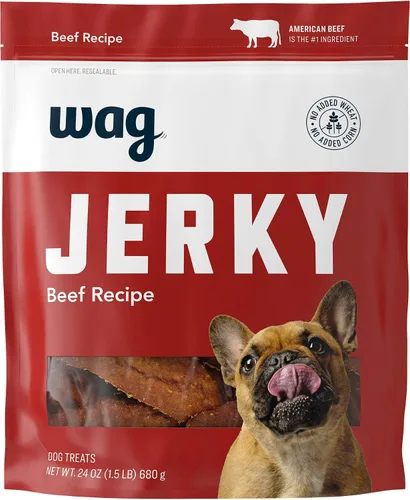 Vista 17 de Marca Amazon – Wag Soft & Tender American Jerky Premios para Perros – Receta de Carne de Res, 6 Onzas (Paquete de 1)