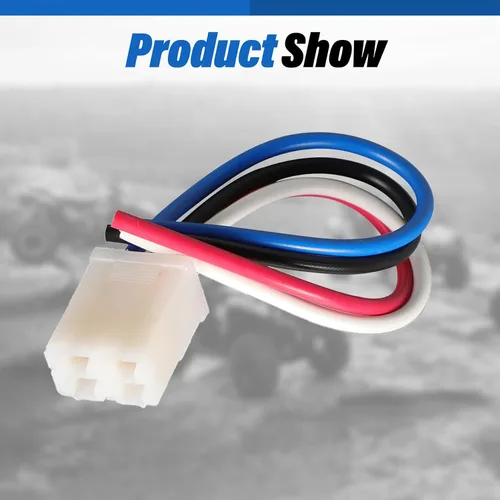 Vista 2 de WFLNHB Reemplazo del arnés de cableado de reparación del enchufe del relé del solenoide del arrancador para Yamaha YFZ450 R1 Roadliner Stratoliner