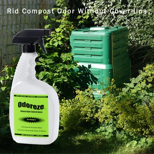 Vista 3 de Spray de control de olores de compost probiótico natural: 32 oz. Concentrado hace 128 galones