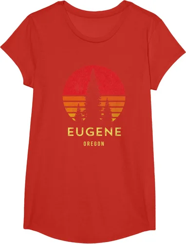 Vista 49 de Camiseta Eugene Oregon, Negro, S