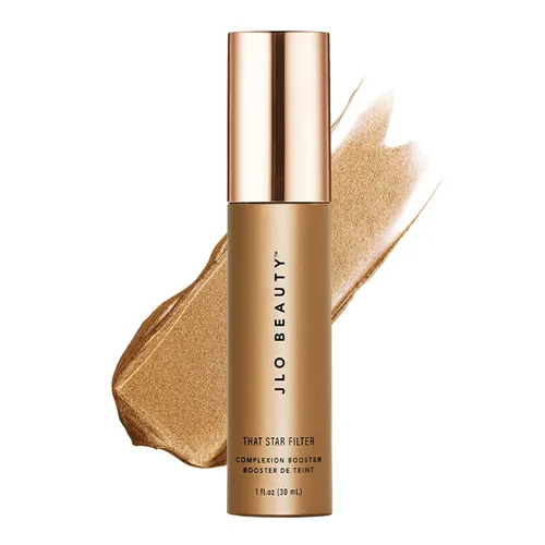 Vista 10 de JLO BEAUTY Resaltador de maquillaje y bronceador para cara y cuerpo, potenciador líquido de la tez, gotas luminosas de imprimación iluminadora