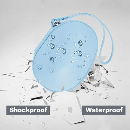 Vista 6 de ANKHOH Funda para ratón ergonómico vertical Logitech Lift, caja de almacenamiento para Logi Wireless Bluetooth inalámbrico vertical mouse - solo Azul