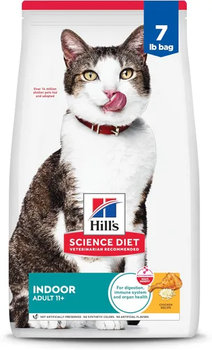 Vista 16 de Hill’s Science Diet Alimento seco para gatos de interior., Adultos 11+
