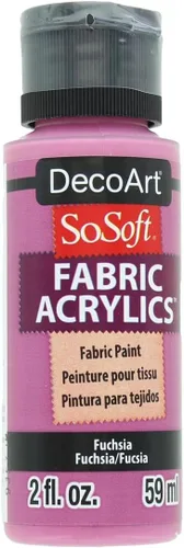 Vista 4 de Deco Art SoSoft - Pintura acrílica para tela, 2 onzas, color rosa claro profundo
