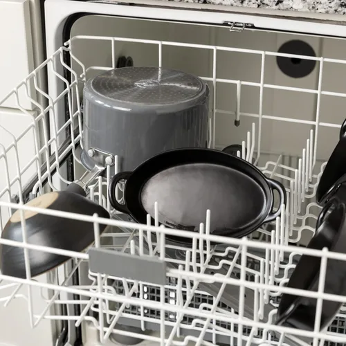 Vista 6 de Fuentes ovaladas para gratinar aptas para horno y microondas para cocinar y hornear, juego de 4 piezas, cerámica resistente al calor con asas