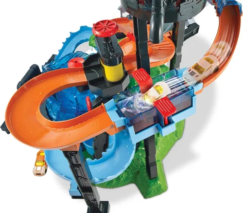 Vista 12 de Hot Wheels City Lavado de Autos y Cocodrilo Gigante
