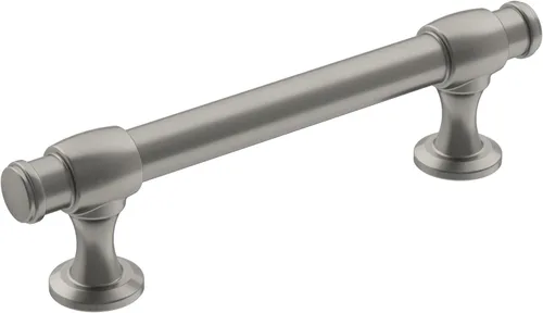 Vista 24 de Amerock Mango de gabinete Bronce champán 3-3/4 pulgadas (96 mm) de centro a centro Winsome paquete de 1 unidad Tirador de cajón Manija