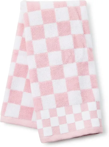 Vista 10 de MACKENZIE-CHILDS Toalla de mano, bonita toalla de mano decorativa para baño y cocina, cuadros negros y blancos