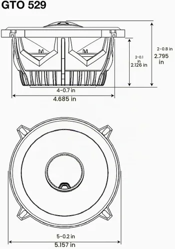 Vista 10 de JBL GTO609C - Sistema de altavoces estéreo de componentes de audio para auto de 6.5 pulgadas y 270 W con tecnología de conos de woofer Plus One