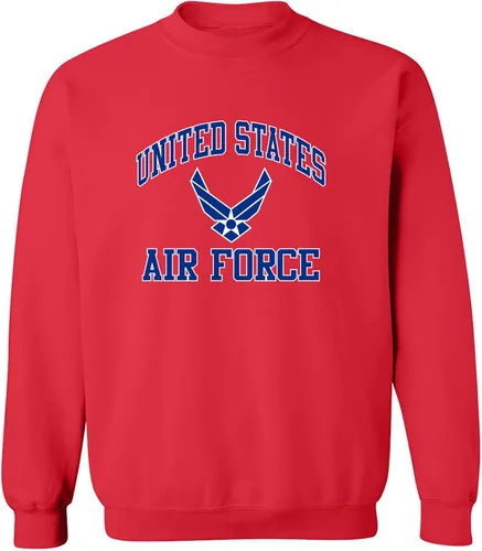 Vista 5 de zerogravitee Air Force Wings Sudadera con cuello redondo y estampado azul/blanco Azul marino