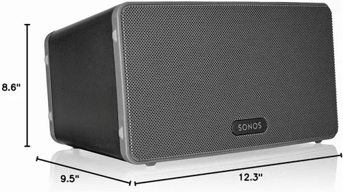 Vista 6 de Play 3 de Sonos 100 Negro