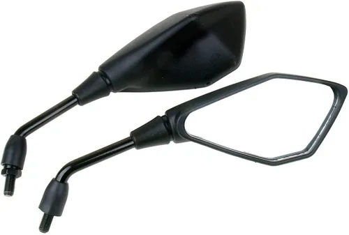 Vista 2 de Compatible con 1 par de espejos retrovisores negros para motocicleta Yamaha MT-07 2019