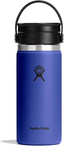 Vista 24 de Hydro Flask Flex Sip - Vaso de café de acero inoxidable aislado, antiderrames, a prueba de fugas, taza de café de viaje, 16 onzas, verde agave