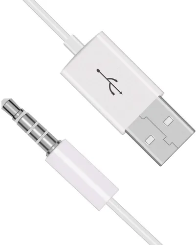 Vista 3 de Cable de sincronización de datos de carga USB de 0.138 in de repuesto para auriculares Beats Studio, iPod Shuffle 3ª/4ª/5ª/6ª/7ª