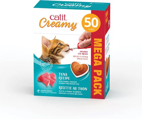 Vista 12 de Catit Creamy - Paquetes personalizados de golosinas para gato que puede lamer