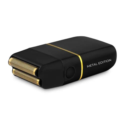 Vista 5 de StyleCraft Instinct - Afeitadora metálica inalámbrica de doble hoja con motor IN2 Vector, control de torque intuitivo, recargable por USB-C Runs