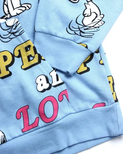 Vista 3 de Peanuts Sudadera Snoopy para hombre, sudadera con capucha vintage de Snoopy y Woodstock