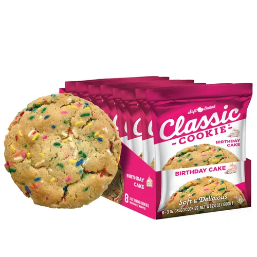 Vista 30 de Classic Cookie, Galletas horneadas suaves, galletas S'mores, 3 onzas, paquete de 8