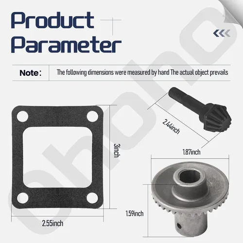 Vista 2 de Ohoho 104-8671 92-5790 105-6839 Kit de engranajes de transmisión para cortacésped Toro